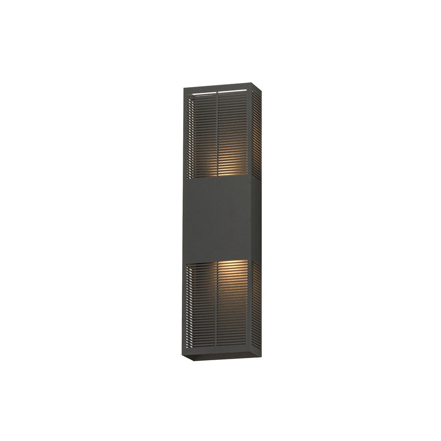 ET2 Lighting Grate 2Lt 24" LED Outdoor Wall Sconce, Bronze - E30394-ABZ