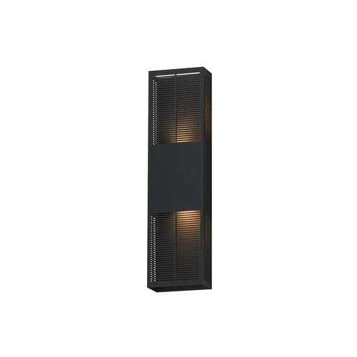 ET2 Lighting Grate 2-Light 24" LED Outdoor Wall Sconce, Black - E30394-BK