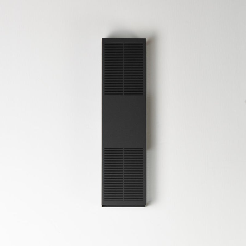 ET2 Lighting Grate 2-Light 24" LED Outdoor Wall Sconce, Black