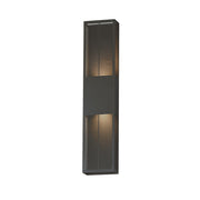 ET2 Lighting Grate 2Lt 30" LED Outdoor Wall Sconce, Bronze - E30395-ABZ