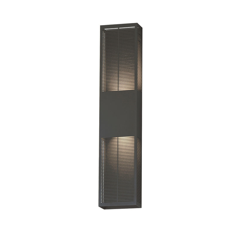 ET2 Lighting Grate 2Lt 30" LED Outdoor Wall Sconce, Bronze