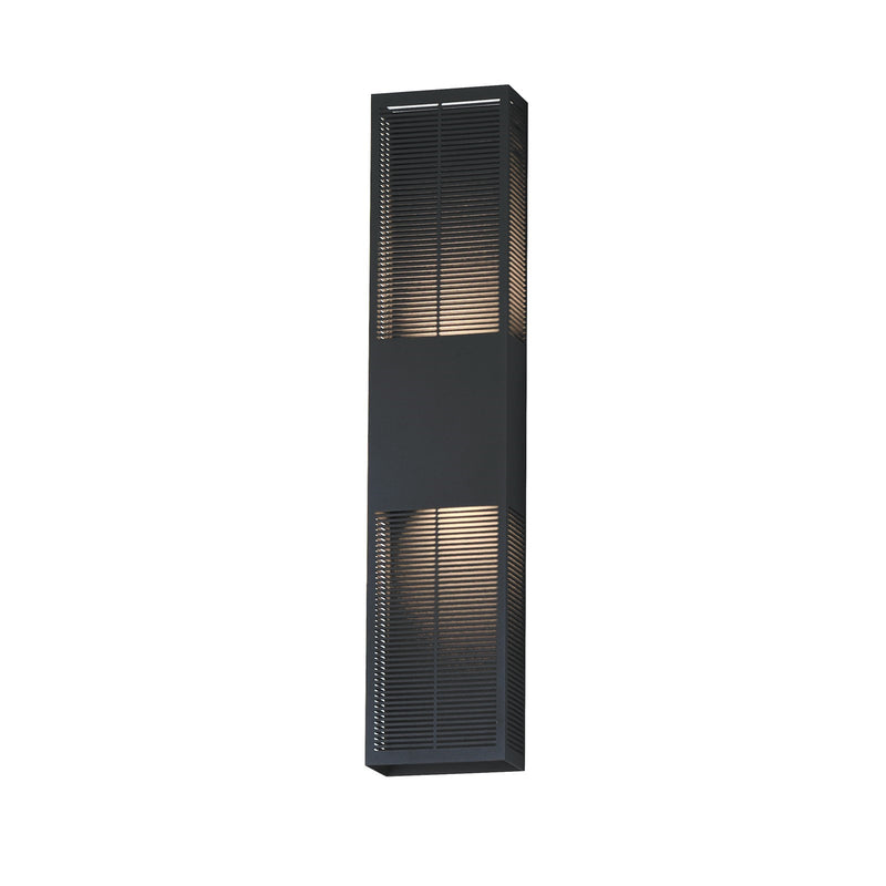 ET2 Lighting Grate 2-Light 30" LED Outdoor Wall Sconce, Black