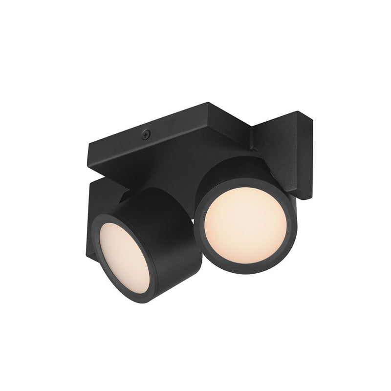 ET2 Lighting Embrace 2-Light LED Flush, Black - E30520-BK