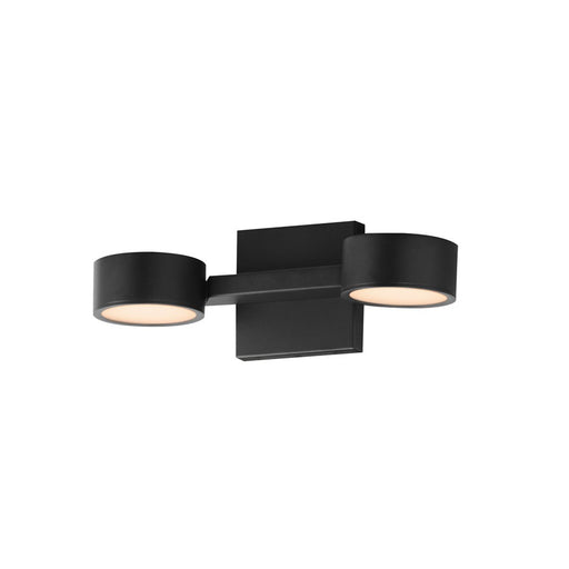 ET2 Lighting Embrace 2-Light LED Wall Sconce, Black - E30521-BK