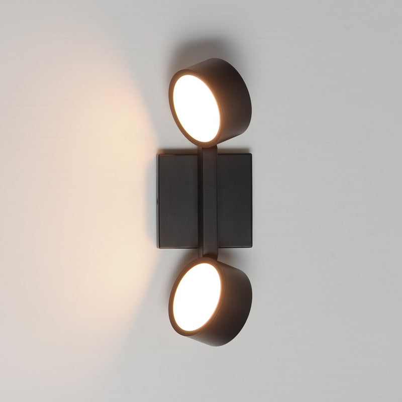 ET2 Lighting Embrace 2-Light LED Wall Sconce, Black