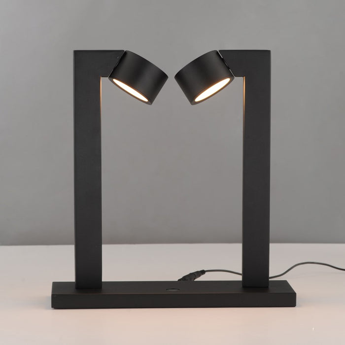 ET2 Lighting Embrace 2-Light Lamp, Black