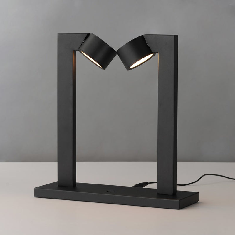 ET2 Lighting Embrace 2-Light Lamp, Black