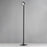 ET2 Lighting Embrace 1 Light Adjustable Floor Lamp, Black