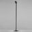 ET2 Lighting Embrace 1 Light Adjustable Floor Lamp, Black