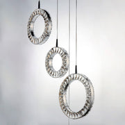 ET2 Lighting Charm LED 5-Light Pendant, Polished Chrome