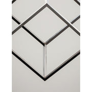 ET2 Lighting 4 Square 1-Light LED Pendant, Polished Chrome