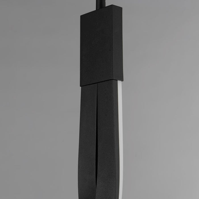 ET2 Lighting Serpentine 1 Light LED Pendant, Black