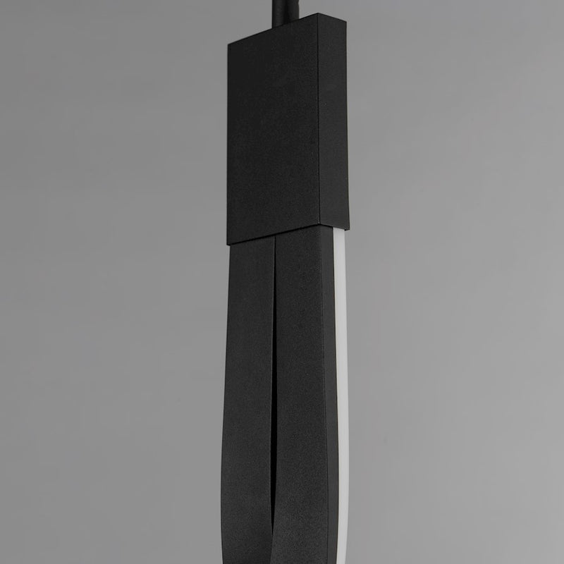 ET2 Lighting Serpentine 1 Light LED Pendant, Black