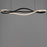 ET2 Lighting Serpentine 2 Light 60" Horizontal Pendant, Black