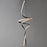 ET2 Lighting Serpentine 2 Light 60" Vertical Pendant, Black