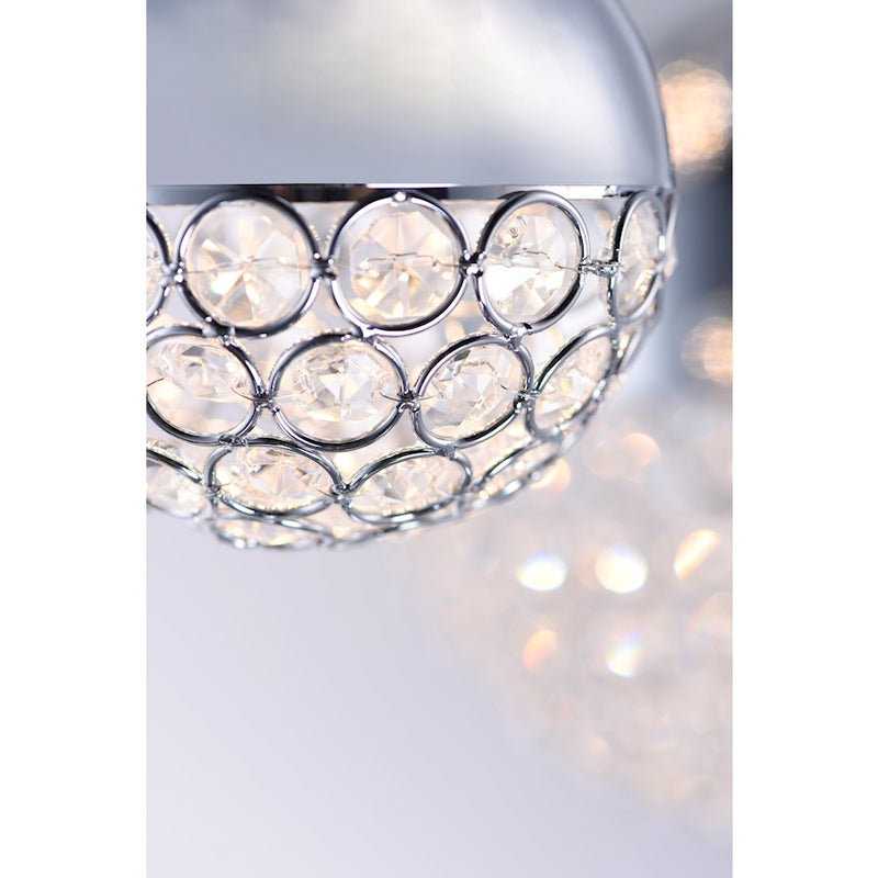 ET2 Lighting Eclipse 1 Light Pendant, Polished Chrome