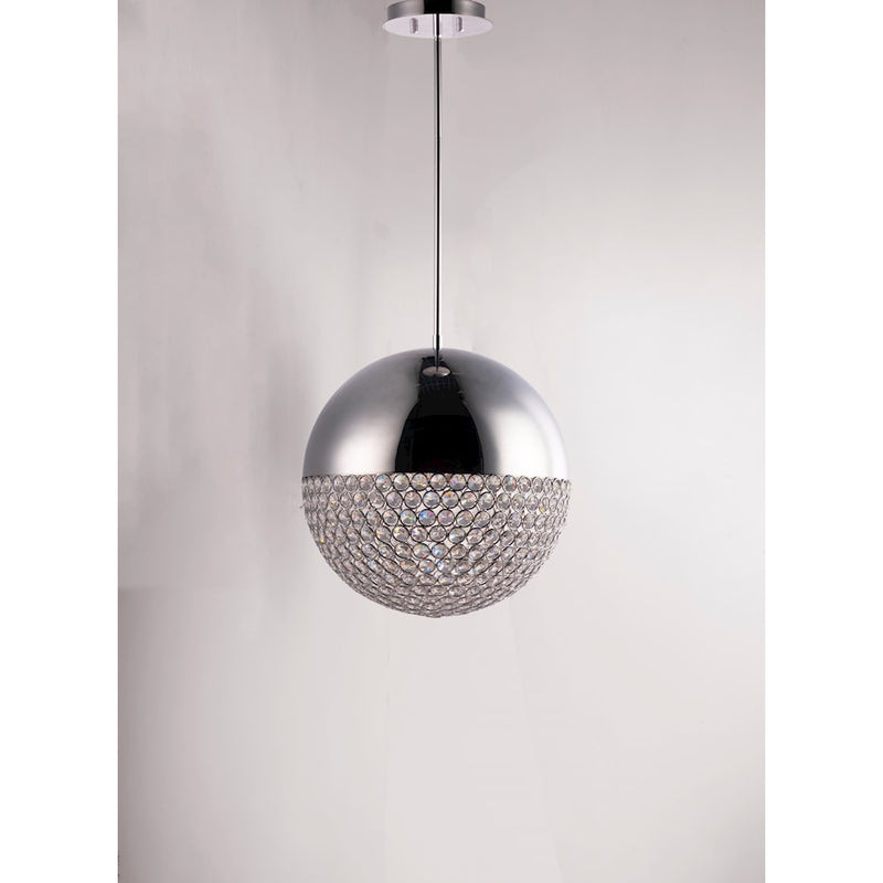 ET2 Lighting Eclipse LED Small Pendant, Polished Chrome