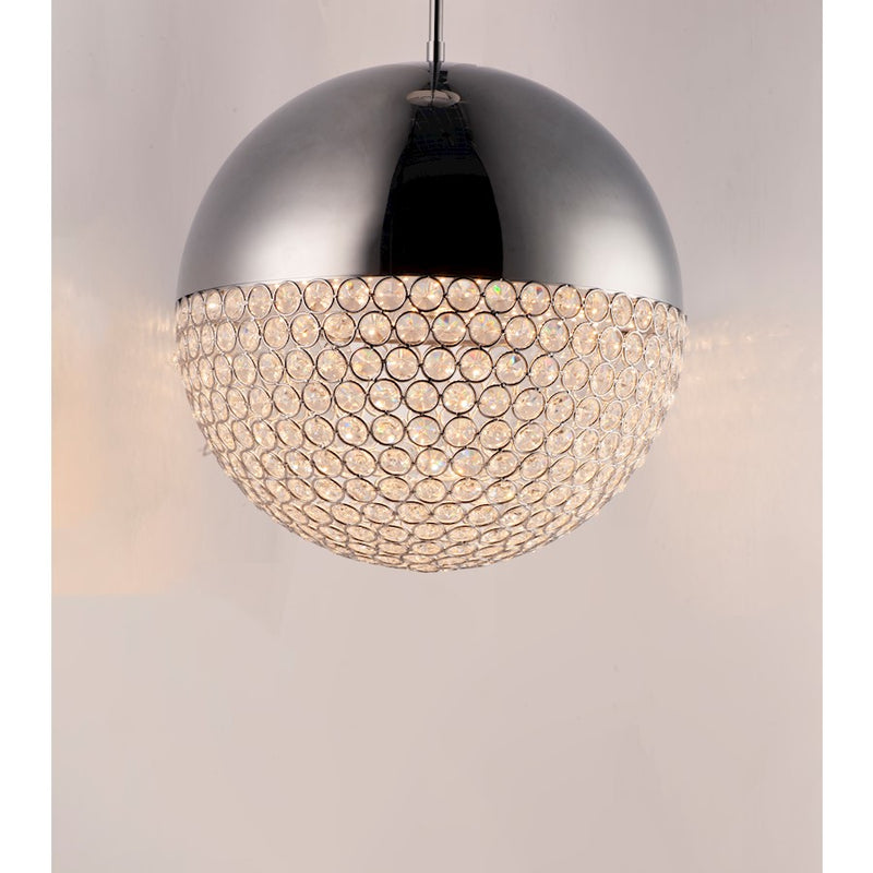 ET2 Lighting Eclipse LED Small Pendant, Polished Chrome