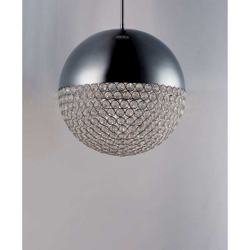 ET2 Lighting Eclipse LED Small Pendant, Polished Chrome