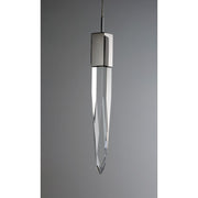 ET2 Lighting Quartz LED 1-Light Large Pendant, Polished Chrome