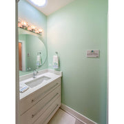 ET2 Lighting Blocs LED 3-Light Bath Vanity, Polished Chrome/Clear