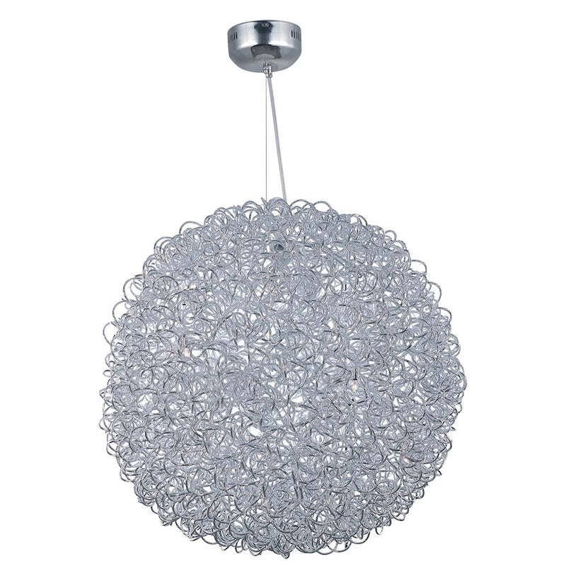 ET2 Lighting 31.5' x 31.5' Dazed LED 25 Light Pendant, Chrome