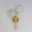 ET2 Lighting Blossom 2-Light Sconce, Clear/Frosted