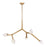 ET2 Lighting Blossom 5-Light Pendant, Clear/Frosted
