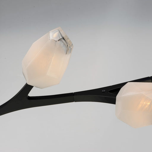 ET2 Lighting Blossom 19" 10-Light Pendant, Clear/Frosted