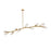 ET2 Lighting Blossom 19" 10-Light Pendant, Clear/Frosted