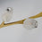 ET2 Lighting Blossom 19" 10-Light Pendant, Clear/Frosted
