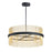 ET2 Lighting Chimes 2-Light 5CCT Select 36" Pendant, Black/Brass - E34257-BKSBR