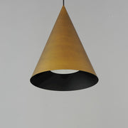 ET2 Lighting Pitch 1 Light 14" Pendant, Antique Brass