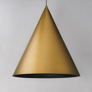 ET2 Lighting Pitch 1 Light 30" LED Pendant, Antique Brass