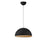 ET2 Lighting Wimbledon 1 Light 16" LED Pendant, Dark Gray - E34614-DG