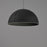 ET2 Lighting Wimbledon 1 Light 16" LED Pendant, Dark Gray
