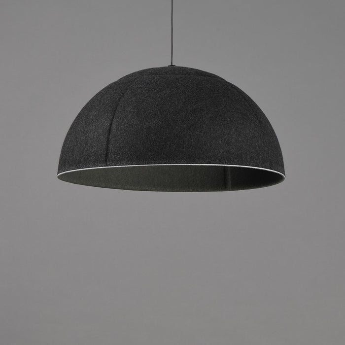 ET2 Lighting Wimbledon 1 Light 16" LED Pendant, Dark Gray