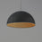 ET2 Lighting Wimbledon 1 Light 16" LED Pendant, Dark Gray