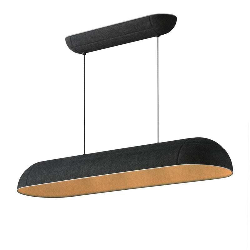 ET2 Lighting Wimbledon 1 Light 41" LED Linear Pendant, Dark Gray - E34616-DG