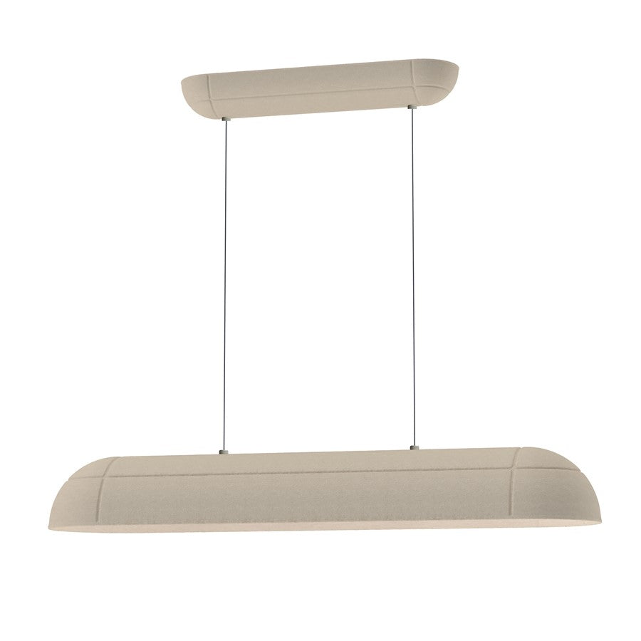 ET2 Lighting Wimbledon 1 Light 41" LED Linear Pendant, Light Cream - E34616-LC