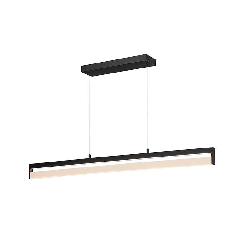 ET2 Lighting Crossbar 1 Light LED Wiz Color Pendant, Black