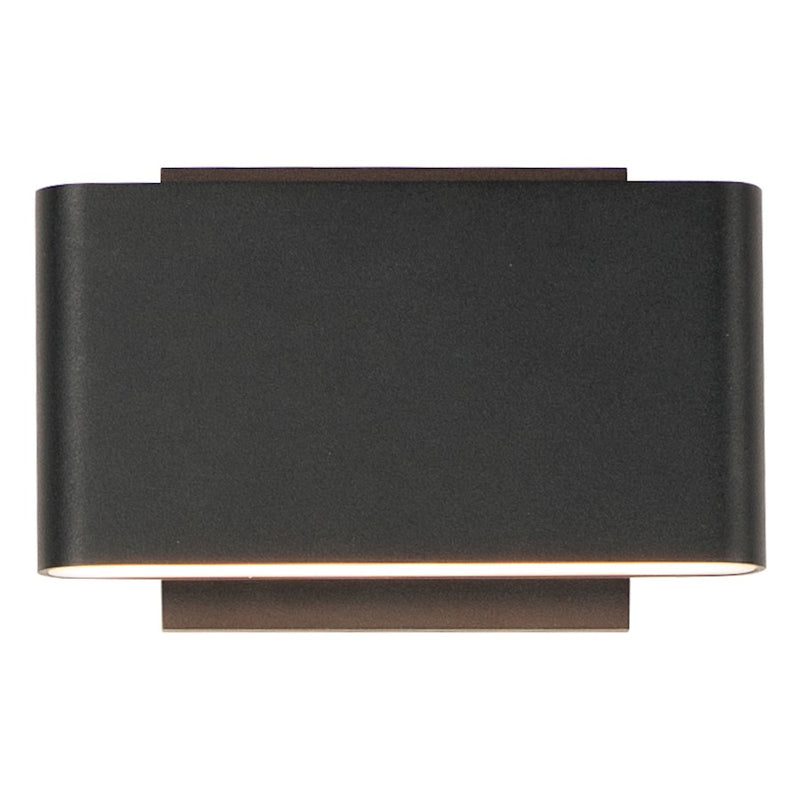 ET2 Lighting Alumilux Spartan LED 2 Light Outdoor Wall Sconce, Black