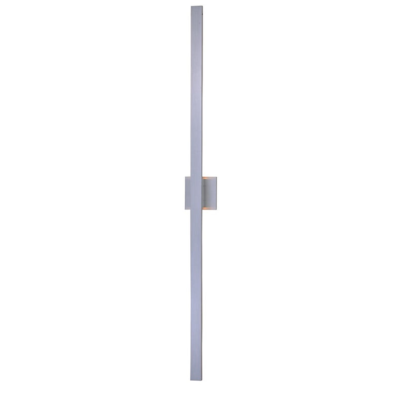 ET2 Lighting Alumilux Sconce Outdoor Wall Mount in Satin Aluminum