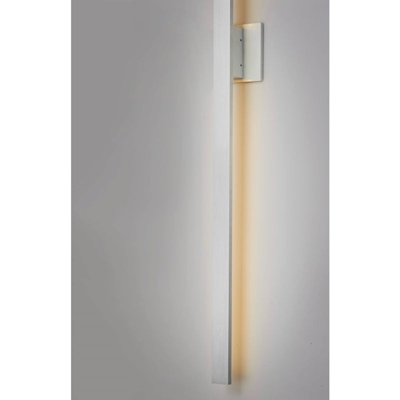 ET2 Lighting Alumilux Sconce Outdoor Wall Mount in Satin Aluminum