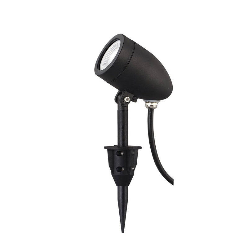 ET2 Lighting Alumilux 1 Light Landscape Spot MR16, Black