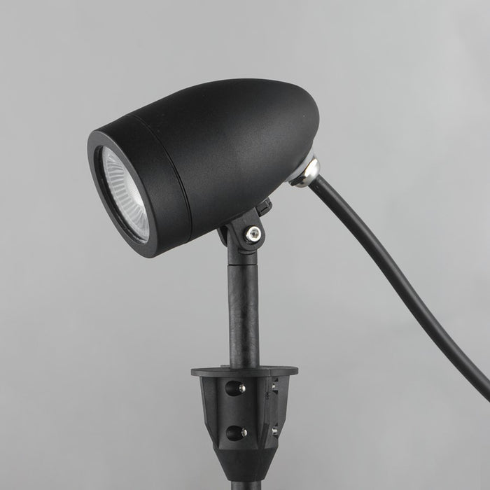 ET2 Lighting Alumilux 1 Light Landscape Spot MR16, Black