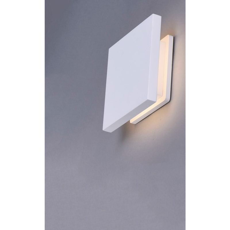 ET2 Lighting Alumilux LED 1-Light 6" Outdoor Wall Sconce, White