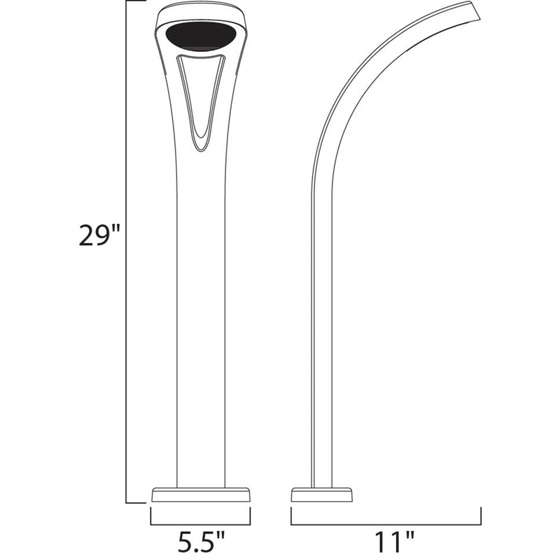 ET2 Lighting Alumilux 9 Light DC LED Pathway, Bronze