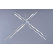 ET2 Lighting 44.5' Alumilux LED Pendant, Satin Aluminum