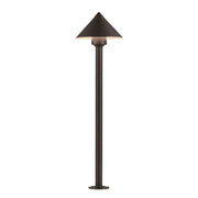 ET2 Lighting Alumilux Landscape Cone 1 Light/24" Pole, Black - E41451-BK-24
